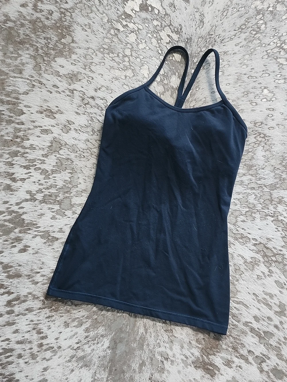 Lululemon Power Y Tank Midnight Navy Sz4